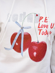 Dámská Mikina Bílá OZONEE JS/8B856/1