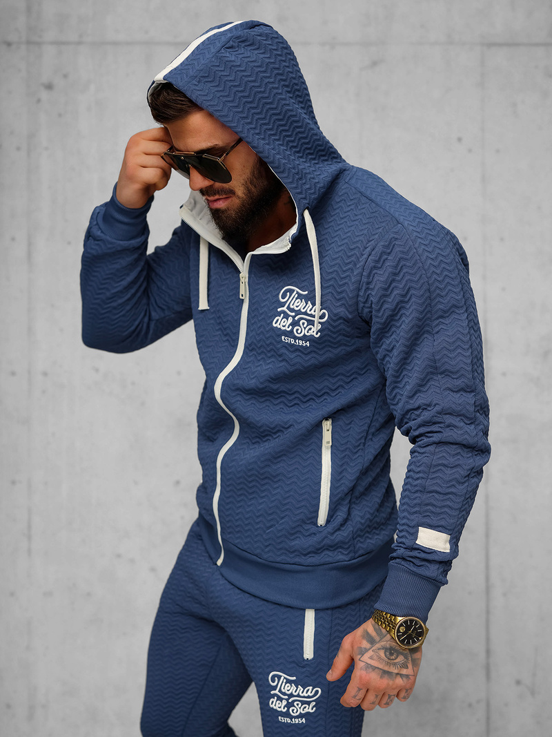 Pánská Tepláková Souprava Indigo OZONEE O/FF5032AB