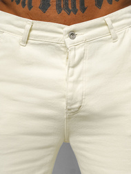 Pánské Kalhoty Ecru OZONEE DO/4001