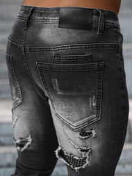 Pánské Džíny Černé OZONEE NB/MP0152N