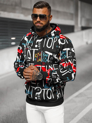 Pánská Mikina Černá OZONEE JS/8B1233/3