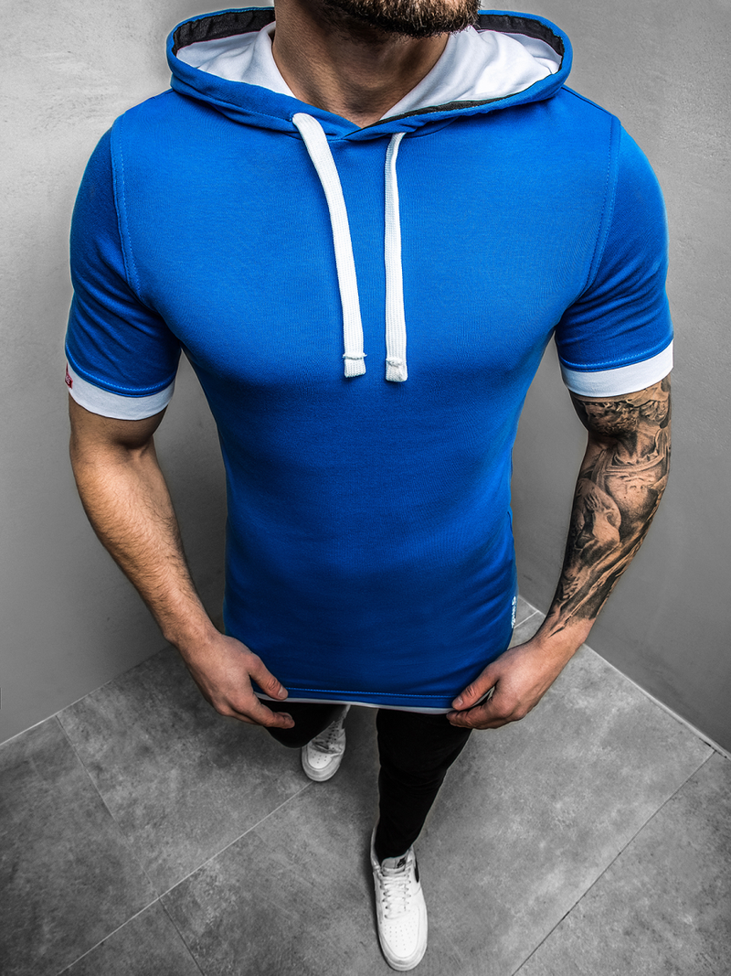 Pánské Tričko Modrý OZONEE O/1273Z