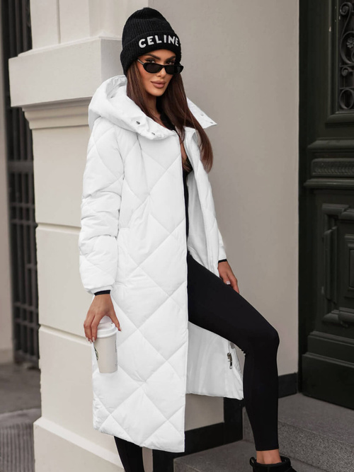 Dámská Bunda Bílá OZONEE JS/5M3173/281Z