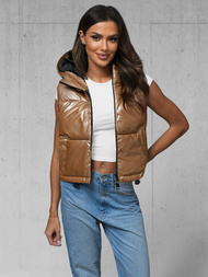 Dámská Vesta Zlato OZONEE JS/5M3190/84