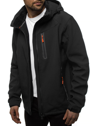 Pánská Bunda Softshell černo-oranžová OZONEE GE/12269Z