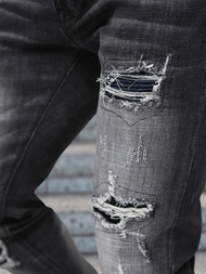 Pánské Džíny Černé OZONEE NB/MP0075N