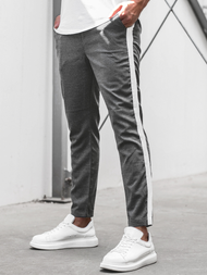 Pánské Chino Kalhoty Grafitové OZONEE DJ/5529Z