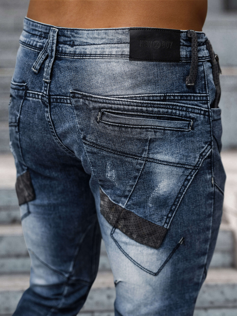 Pánské Džíny Modré OZONEE NB/MP0045B