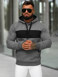 Pánská Mikina Grafitová OZONEE JS/8B1315/5