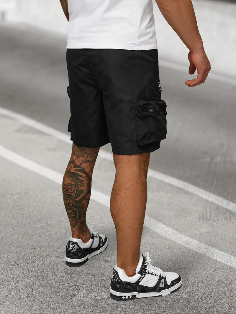 Pánské kraťasy černé OZONEE JS/27K6539/3