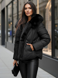 Dámská Bunda Černá OZONEE O/16M9179/392