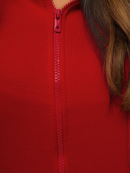 Dámská Mikina tmavě červená OZONEE JS/W03Z