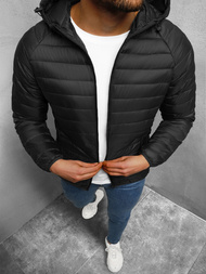 Pánská Bunda Černá OZONEE JS/HM112/1