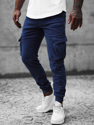 Pánské Kalhoty Jogger Námořnické Modré OZONEE NB/MP0105BS