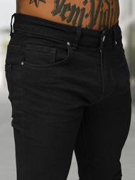 Pánské Džíny Černé OZONEE BL/JK885