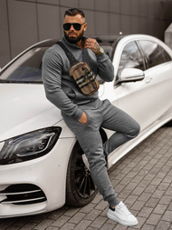 Pánská Tepláková Souprava Grafitová OZONEE JS/68C10385/5Z