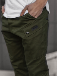 Pánské Kalhoty Jogger Khaki OZONEE O/11103