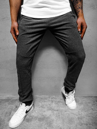 Pánské Tepláky Grafitové OZONEE JS/AM90Z