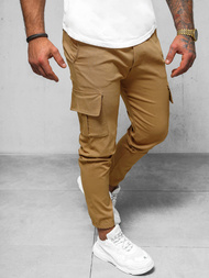 Pánské Chino Kalhoty Camelové OZONEE O/1404SP