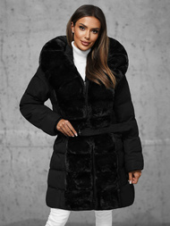 Dámská Bunda Černá OZONEE JS/5M3158/392