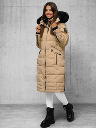 Dámská Bunda Béžová OZONEE O/W377