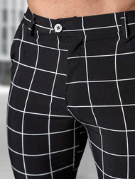 Pánské Chino Kalhoty Černé OZONEE O/P4009Z