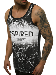 Pánské Tílko Bílé OZONEE JS/SS11050