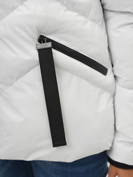 Dámská Zimní Bunda Bílá OZONEE JS/M739/281