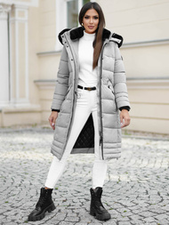 Dámská Bunda Šedé OZONEE O/W377Z