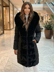 Dámská Bunda Černá OZONEE JS/5M3158/392Z