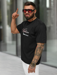 Pánské Tričko Černé OZONEE O/YN2/632