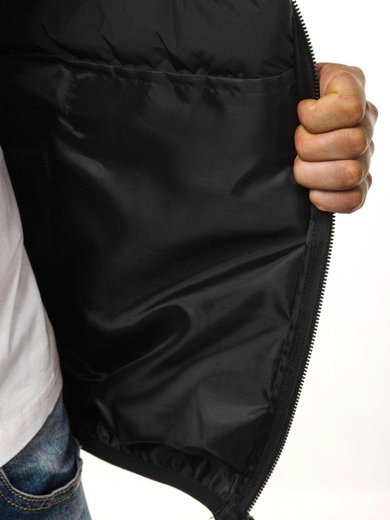 Pánská Bunda Černá OZONEE JS/SM67Z