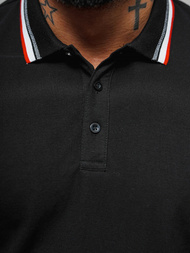 Pánské Polo Tričko Černé OZONEE O/DA719