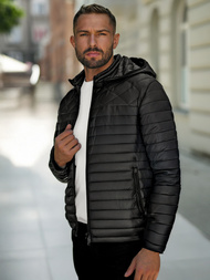 Pánská Bunda Černá OZONEE JS/16M9328/392B