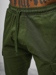 Pánské Chino Jogger Kalhoty Khaki OZONEE O/G3014Z