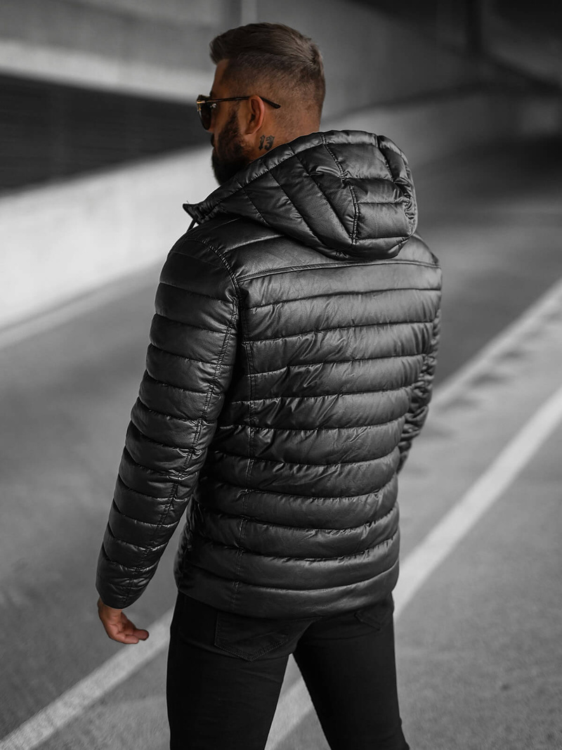 Pánská Bunda Černá OZONEE O/11Z8088