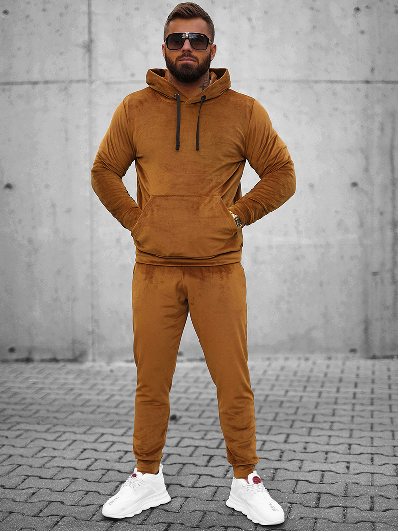 Pánská Tepláková Souprava Camelová OZONEE O/12139