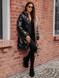 Dámská Bunda Černá OZONEE JS/5M3189/392Z