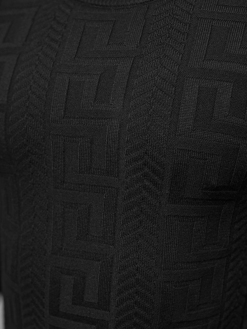 Pánský Svetr Černý OZONEE O/ZZ190126