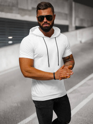 Pánské Tričko Bílý OZONEE JS/8T955/1