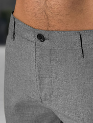 Pánské Chino Kraťasy Tmavě-Šedé OZONEE DJ/4400