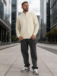 Pánská Mikina Ecru OZONEE JS/HH016/1