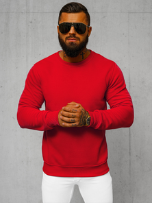 Pánská Mikina Červená OZONEE JS/2001-10Z