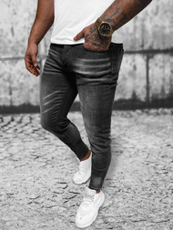 Pánské Džíny Černé OZONEE NB/MP0199N