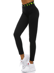 Dámské legíny Černo-Zelené OZONEE O/82353