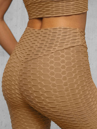 Dámská Dvoudílná Tepláková Souprava Camelové OZONEE O/22754Z