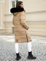 Dámská Bunda Béžová OZONEE O/W377Z