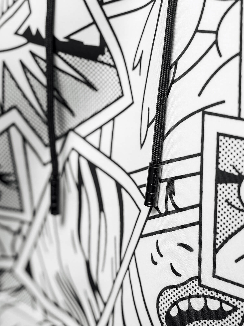 Pánská Mikina Bílá OZONEE JS/8B1256/1