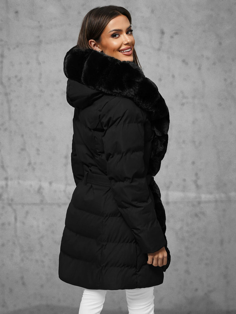 Dámská Bunda Černá OZONEE JS/5M3158/392