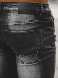 Pánské Džíny Černé OZONEE NB/MP0126N